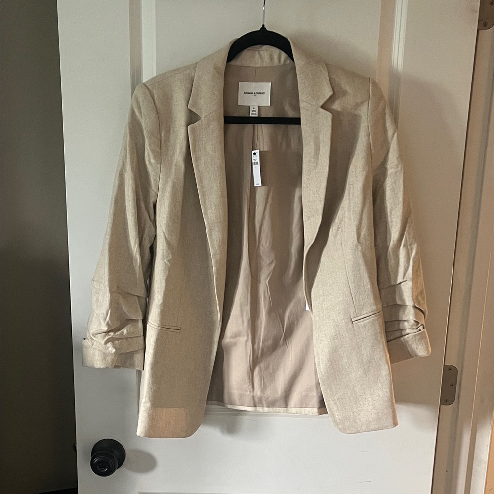 Banana Republic Factory Beige Blazer